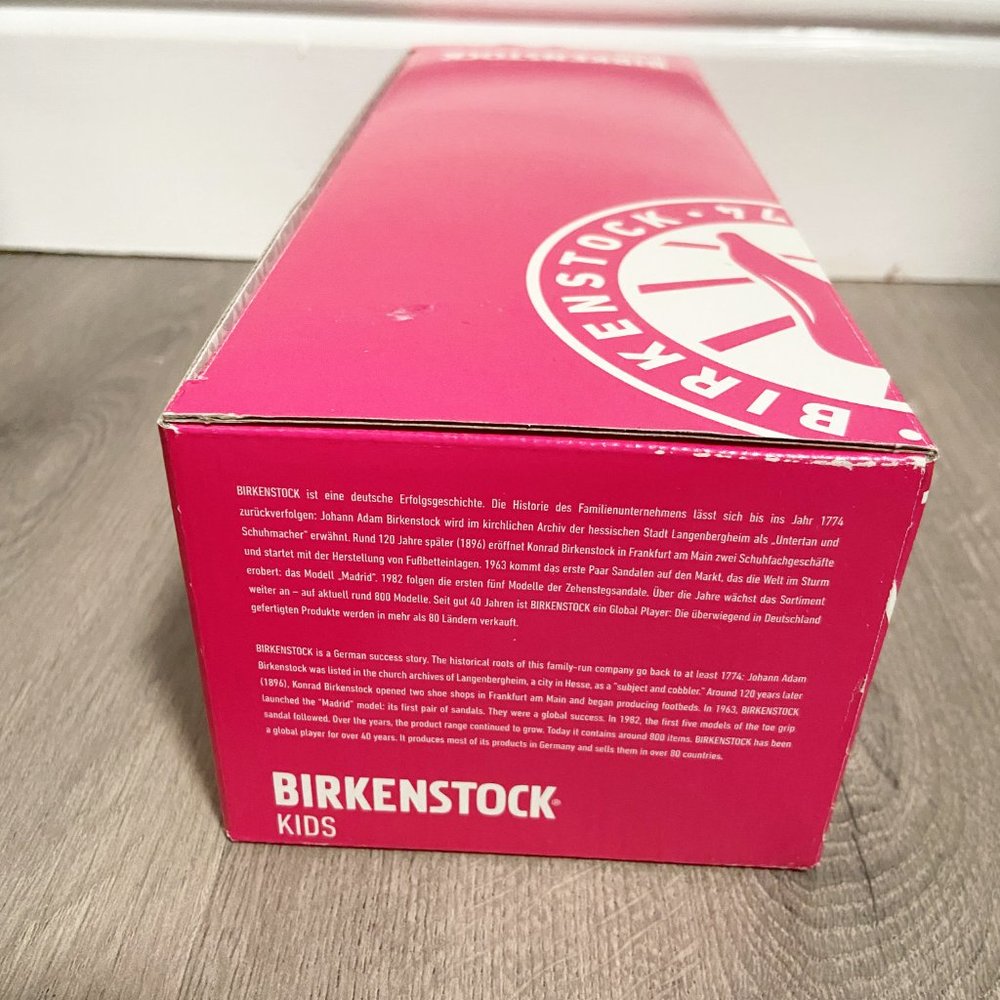 Birkenstock Kids Size 8 Empty Shoe Box - Picture 3 of 4